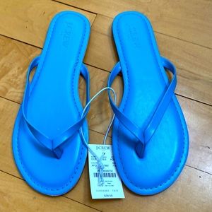 J Crew teal flip flop size 7 women’s